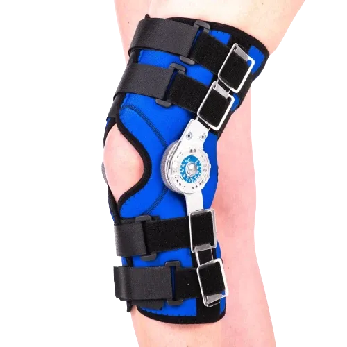 Ortéza kolenní 002 - XL—Krátká se stavitelným kloubem