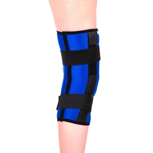 Ortéza kolenní 014 - M—Dělená, s kovovým dvouosým kloubem