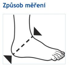 Ortéza hlezna s výztuhou 020—Velikost S, pravá