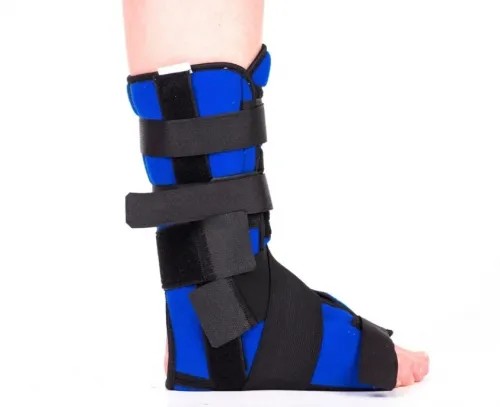 Ortéza hlezna s kovovými výztuhami 021B - zvýšená—Velikost XL