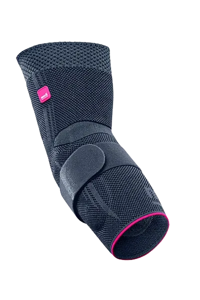 Bandáž lokte se silikonovými pelotami Epicomed—Velikost VI, stříbrná