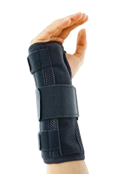 Bandáž zápěstí s dlahou Manumed—Velikost I, černá, levá