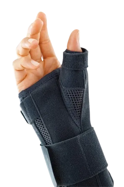 Ortéza zápěstí Manumed T—Velikost II, černá, levá