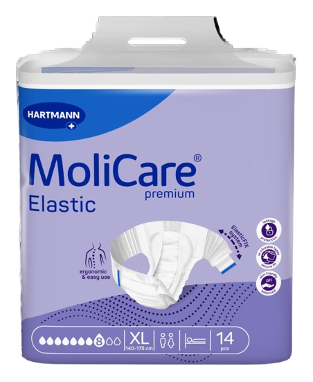 MoliCare Mobile 8 kapek XL—Kalhotky natahovací absorpční prodyšné 14 ks