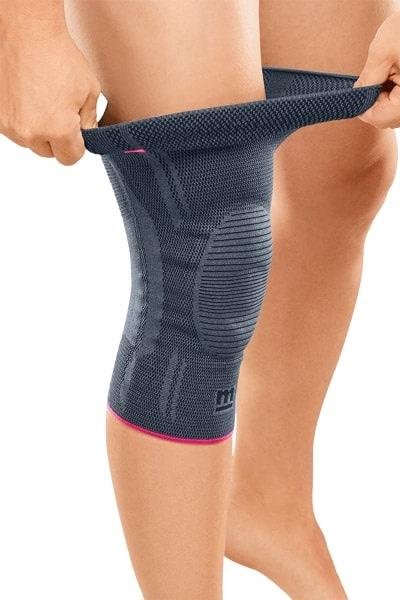 Kolenní bandáž Genumedi extrawide—Velikost III, stříbrná