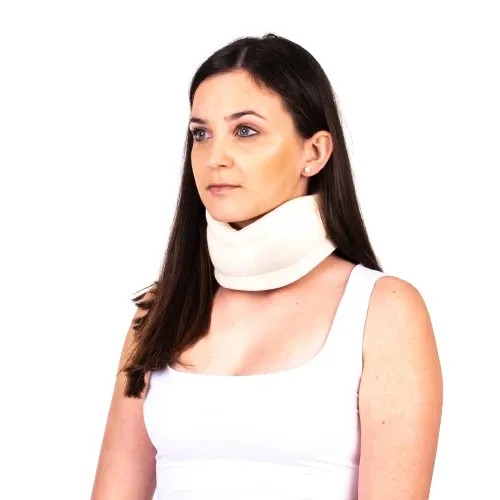 Krční límec s výztuhou 061—Velikost S, výška 8 cm