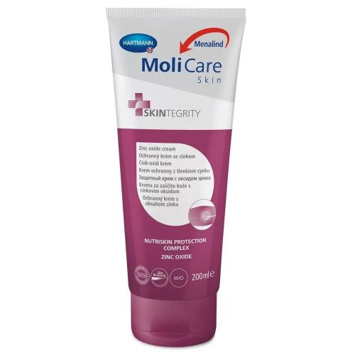 MoliCare Skin Ochranný krém se zinkem—Ochranný krém k péči o velmi namáhanou pokožku inkontinencí 200ml