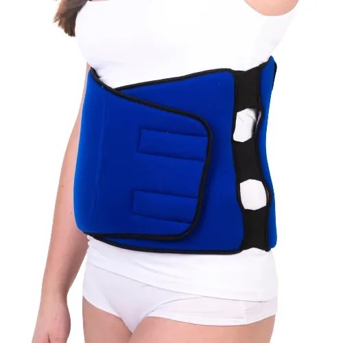 Bederní pás - 4 kovové výztuhy 052B—Velikost S