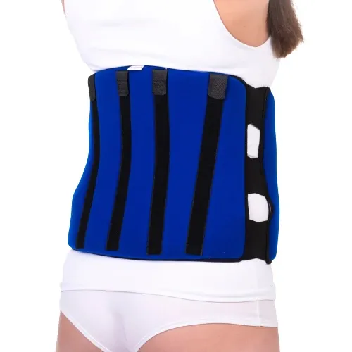 Bederní pás - 4 kovové výztuhy 052B—Velikost M