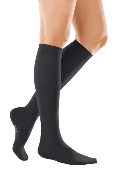 Lýtkové punčochy mediven elegance (II.KT)—Velikost 6, barva black, délka krátká, se špicí