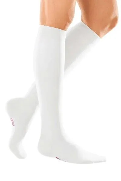 Lýtkové punčochy mediven elegance (II.KT)—Velikost 7, barva white, délka normal, se špicí