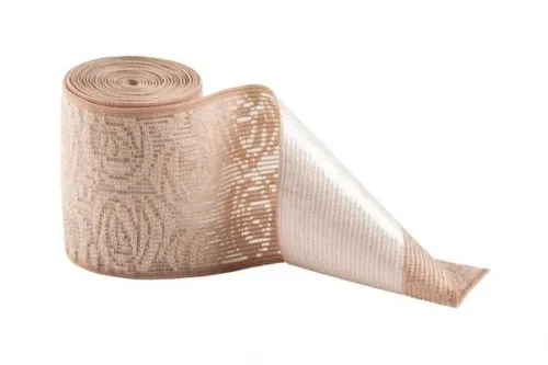 Stehenní punčochy mediven elegance (II.KT)—S krajkou platinum, velikost 1, barva white, délka normal, se špicí