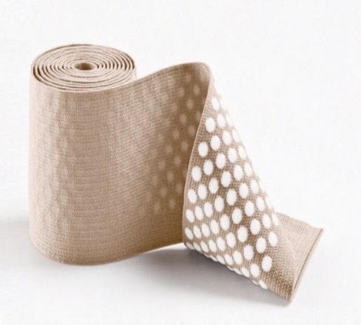 Stehenní punčochy mediven elegance II.KT—S lemem basic, velikost 2, barva cashmere, délka normal, se špicí