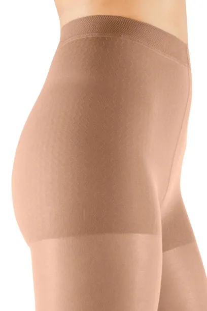 Punčochové dámské kalhoty mediven elegance (II.KT)—Velikost 5, barva caramel, délka krátká, se špicí