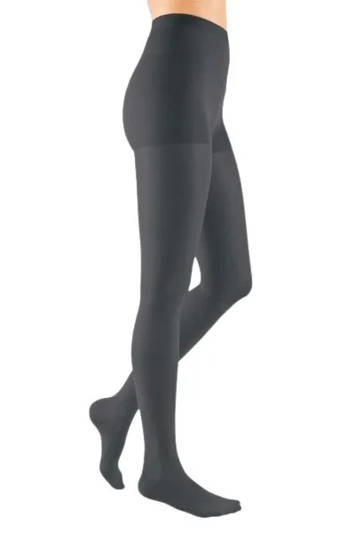 Punčochové dámské kalhoty mediven elegance (II.KT)—Velikost 7, barva anthracite, délka normal, se špicí