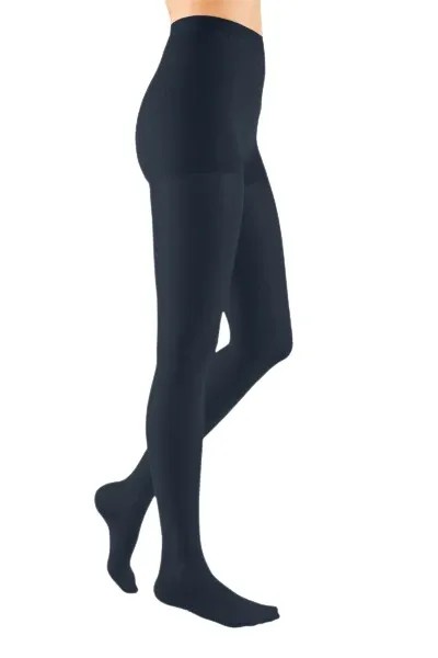 Punčochové dámské kalhoty mediven elegance (II.KT)—Velikost 2, barva navy, délka normal, se špicí