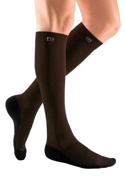Lýtkové punčochy pro muže mediven active (II.KT)—Velikost 3, barva brown, délka krátká