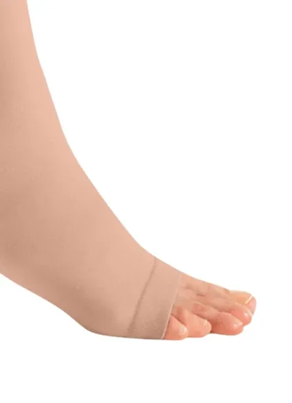 Stehenní punčochy s lemem mediven plus (II.KT)—Velikost 2, barva caramel, délka normal, bez špice