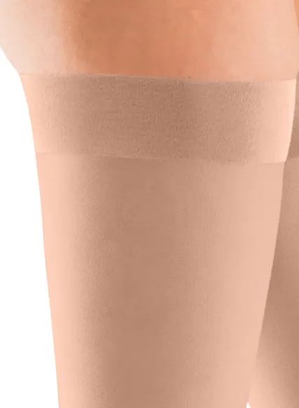 Stehenní punčochy s lemem mediven plus (II.KT)—Velikost 2, barva caramel, délka normal, bez špice