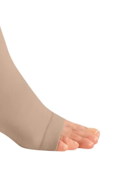 Stehenní punčochy s lemem mediven plus (II.KT)—Velikost 6, barva beige, délka krátká, bez špice