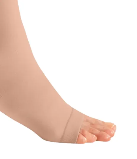 Stehenní punčochy s lemem mediven plus (III.KT)—Velikost 2, barva caramel, délka normal, bez špice