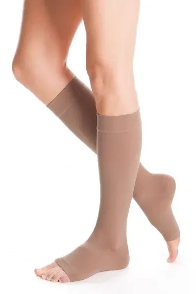 Lýtkové punčochy MAXIS MICRO (II.KT)—Velikost 4, barva bronz, délka normal, bez špice