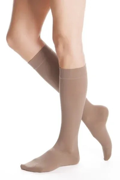 Lýtkové punčochy MAXIS MICRO (II.KT)—Velikost 4, barva bronz, délka normal, se špicí