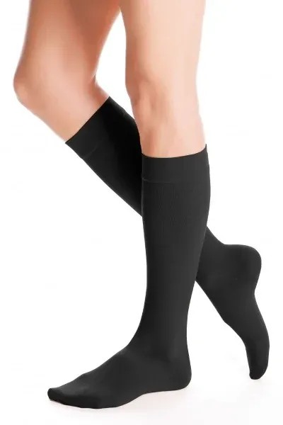 Lýtkové punčochy MAXIS MICRO (II.KT)—Velikost 3, barva černá, délka krátká, se špicí