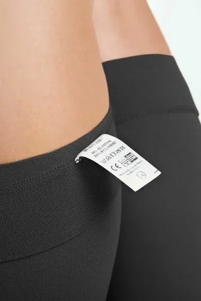 Lýtkové punčochy MAXIS MICRO (II.KT)—Velikost 8, barva černá, délka normal, bez špice