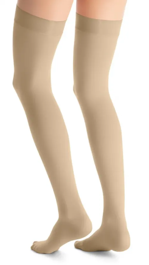 Kompresní stehenní punčochy JOBST Opaque - VI—Běžná délka, tělová barva, se špicí