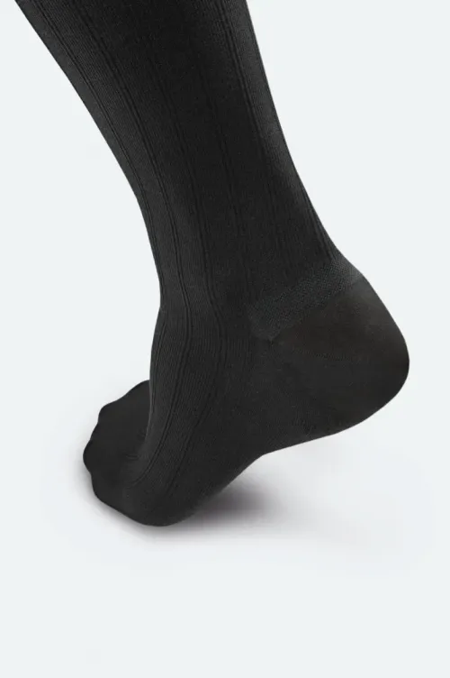 Kompresní lýtkové punčochy JOBST forMen - vel. I—Běžná délka, černá barva, se špicí