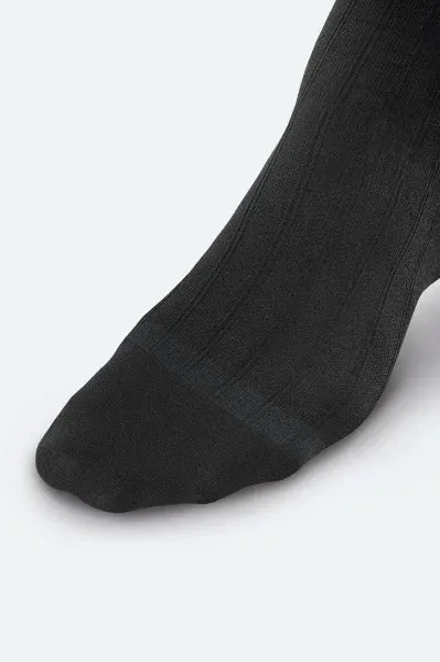 Kompresní lýtkové punčochy JOBST forMen - vel. II—Běžná délka, černá barva, se špicí