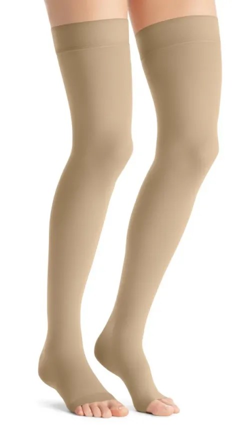 Kompresní stehenní punčochy JOBST Ultra sheer - I—Běžná délka, tělová barva, bez špice