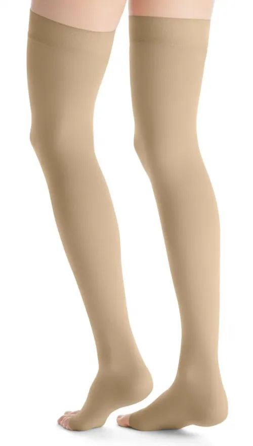 Kompresní stehenní punčochy JOBST Opaque - VI—Běžná délka, tělová barva, bez špice