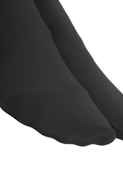 Polostehenní punčochy s lemem MAXIS MICRO (II.KT)—Velikost 5, barva černá, délka krátká, se špicí