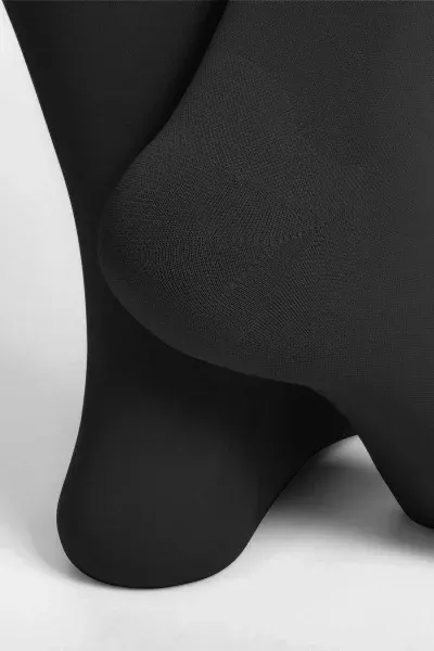 Stehenní punčochy s krajkou MAXIS MICRO (II.KT)—Velikost 1+, barva černá, délka krátká, se špicí