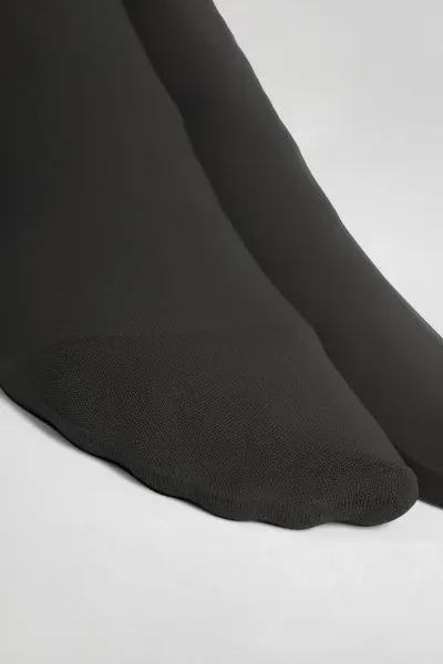 Stehenní punčochy s upínáním MAXIS MICRO (II.KT)—Velikost 1, barva černá, délka normal, se špicí, LEVÁ