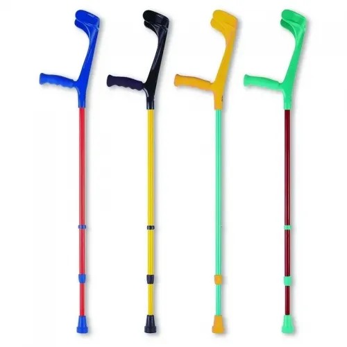 Francouzská berle 222 KL-SC - 1ks—Fialová opěrka, fialová trubka, nastavitelná výška, vyměkčené držadlo