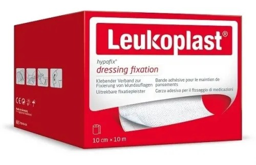 Leukoplast Hypafix 1 ks—Samolepící obvaz 10 cm x 10 m