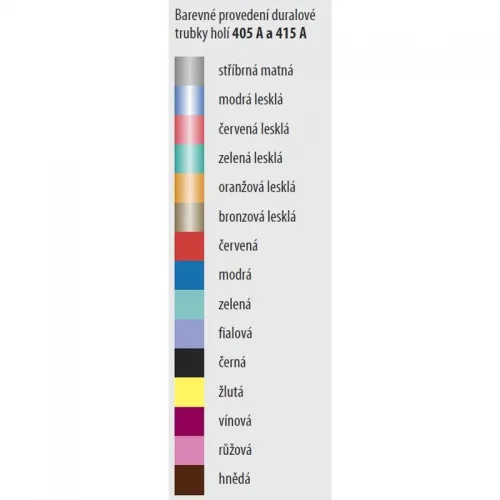 Duralová hůl 415 A anatomická - Levá—Bronzová